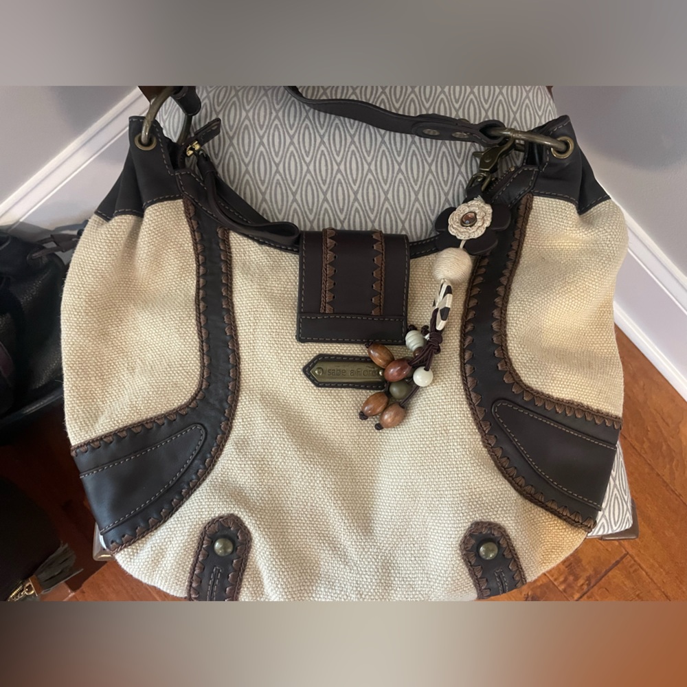 Isabelle Fiore brown tan hobo